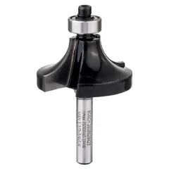BOSCH - Fresa madera 1/4" bordes con rodamiento 2 filos corte 1/2"