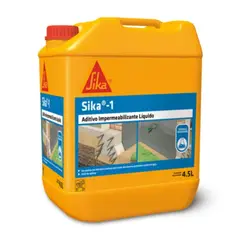 SIKA - Aditivo impermeabilizante 1 fraguado normal 4,5lt