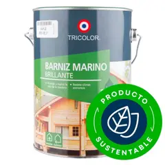 TRICOLOR - Barniz marino base agua maple 1 gal