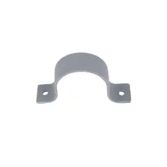 HOFFENS - Abrazadera pvc sanitario gris 40mm