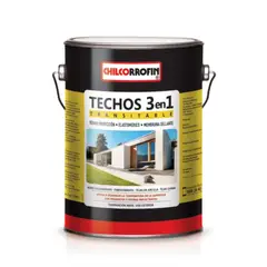 CHILCORROFIN - Pintura techo 3 en 1 negro gl