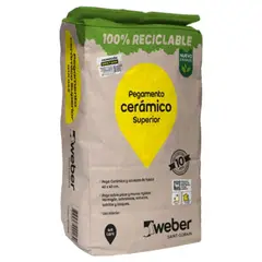 WEBER - Adhesivo cerámico polvo normal 25 kg
