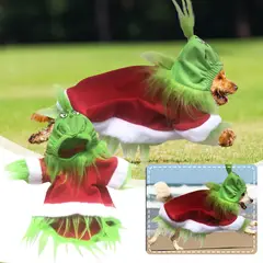 DANWEILE - Disfraz de Perro - Monstruo de Navidad - XL