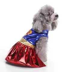 DANWEILE - Disfraz para Perro Halloween - Superheroína - M