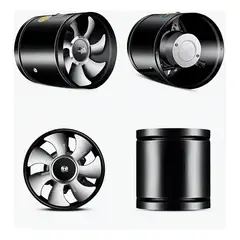 KUANGYE - Extractor 6 Pulgadas De Aire Para Campanas Ductos Quinchos