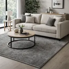 ELEMENTS & CO - Alfombra Plain Grafito 240x340 cm