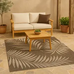 ELEMENTS & CO - Alfombra Tropical Beige 200x290 cm