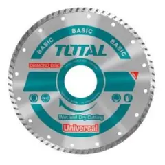 TOTAL TOOLS - Disco De Corte Diamantado Turbo 7 180mm Total Tac2131803