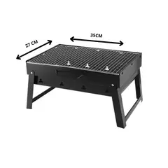 GENERICO - Parrilla Asados Portátil Carbón Plegable 40 X 27 Cm