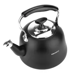 MARMICOC - Tetera De Acero Inoxidable Modelo Sara Black 3l