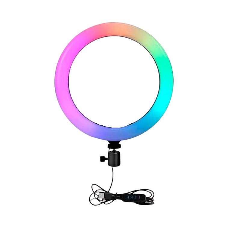 Aro Luz Led Multicolor Rgb Garbación De Videos Tiktok 10