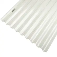 FEMOGLAS - Plancha fibra de vidrio ondulada natural 0,5x850x3500mm