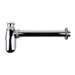 FANALOZA - Sifón lavatorio metalico 1 1/4 " TUBO 25cm