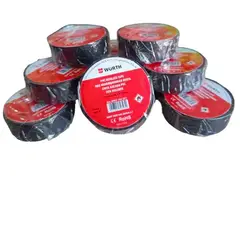 WURTH - Pack x10 Cinta Aislante Aisladora 18mm 5m 0,13 mm