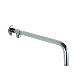 ALDAY - Kit Brazo De Ducha 40cm + Plato De Ducha Acero Negro Mate