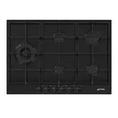 SMEG - Encimera gas 70-75cm 5Q PX375LMB