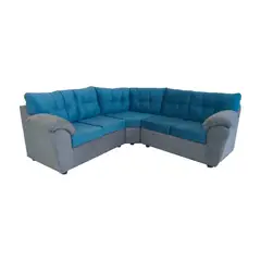 MUEBLES MPR - Sofá Seccional Alerce Felpa 2-1-2