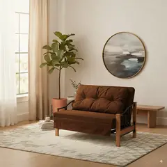 RECUTEX - SOFA CAMA RANCO CHOCOLATE