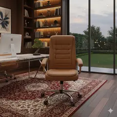 SPACE HOME - Silla Magnum Ejecutiva de Oficina Ergonomica Negra