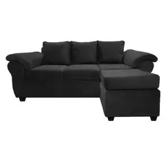 MUEBLES MPR - Sofá Ezeiza + 1 Pouf Felpa