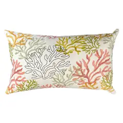ELIZABETH PEPER - Cojin Decorativo Diseño Corales 50x30 Relleno