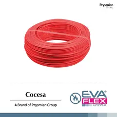 COCESA - Cable eva libre halogeno rojo 1,5mm H07Z1-K 500mt