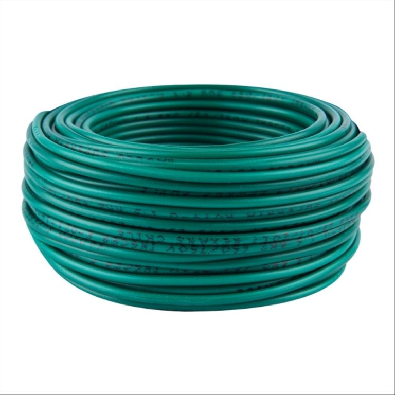 Alambre genlis nya 1,5 mm verde h07v-u rollo 25mt