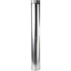 FEGALV - Tubo galvanizado 0,8mmx4" 1mt