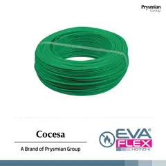 COCESA - Cable eva libre halogeno verde 1,5mm H07Z1-K 500mt