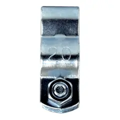 GENERICO - Pack 50 Abrazaderas tipo Caddy c/perno EMT IEC 20 mm.