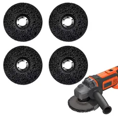 ATURE - 4u Disco De Pulido Metal De Acero Inoxidable 115x22mm