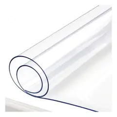 KINDA NICE - Alfombrilla Transparente Flexible Pvc Cristal Mica 1,8 X 1m
