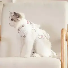 GENERICO - Fajas Post Operatorias Para Gata Perra Ropa Chaleco M