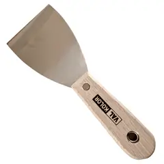 GENERICO - Espátula Profesional 3 Pulgadas Mango Madera Valkolor
