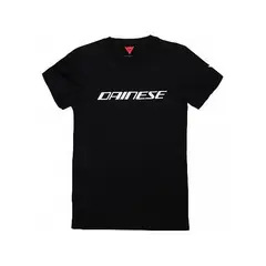 DAINESE - POLERA T-SHIRT BLACK/WHITE