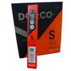 DORCO - 10 Repuestos 9mm S Para Cartonero Profesional