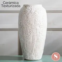 SANTU HOME & DECO - Macetero Jarron Ceramica Artesanal Grande