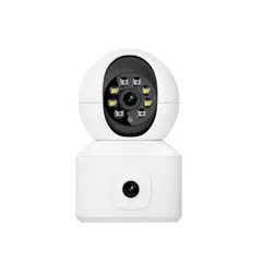 ESCAM - QF010 Cámara WiFi PTZ 2MP Lente Dual Visión Nocturna Detección