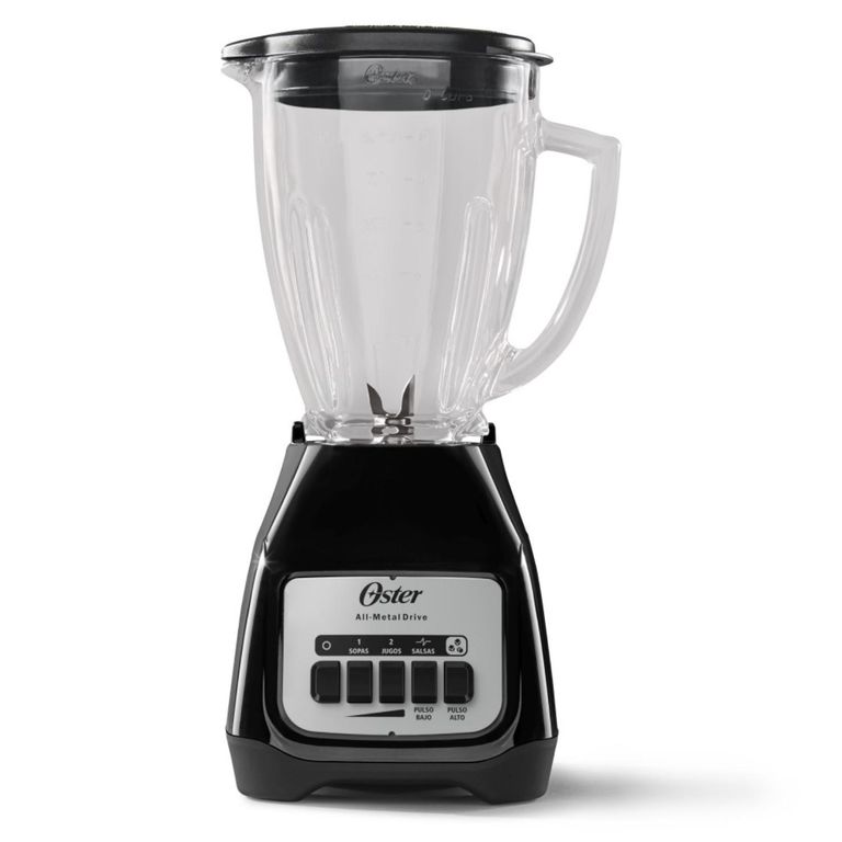 Licuadora 2 Velocidades + pulso, vaso de vidrio 1.5 Lt, 800 W, Negro BLSTKAG-BP