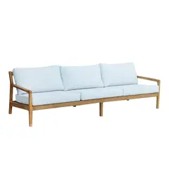 DECO EXTERIOR - Sofa de exterior Palma 3 cuerpos - madera Teka