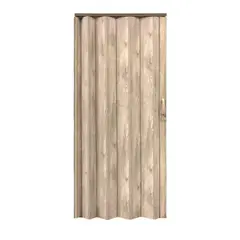 HOGGAN - Puerta plegable neptuno 90x200cm avellana laminado