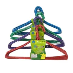 GENERICO - Set 10 Colgadores de Alambre para Ropa 38cm Gms