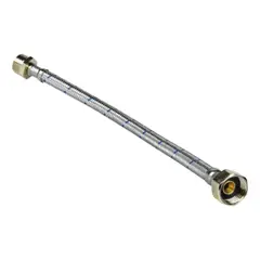 FAS - FLEXIBLE AGUA 30CM METAL media pulg HI-HE