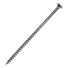 GENERICO - Tornillo Para Madera y Vulcanita 8x4 Rosca Gruesa Caja 100 Unidades