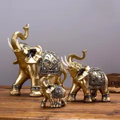 MOVI - ELEFANTE DECORATIVO 15X15CM ATRAE SUERTE RIQUEZA Y FELICIDAD