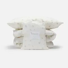BABYROSEN - Funda de Plumón Cuna Muselina Reversible Flores