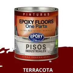 EPOXY - PINTURA ALTO TRANSITO - FLOORS - 1L OXIDO TERRACOTA