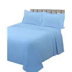 GENERICO - JUEGO DE SABANA DE GENERO 2 PLAZA CELESTE