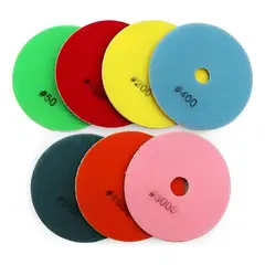 KUANGYE - Pack Set Disco Flexible Pulir Diamantado Mármol Granito 7p