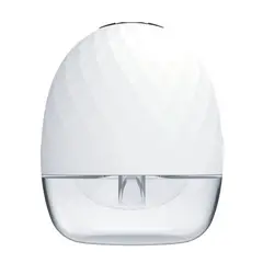 TATEE - Set 2 sacaleches portátil invisible blanco